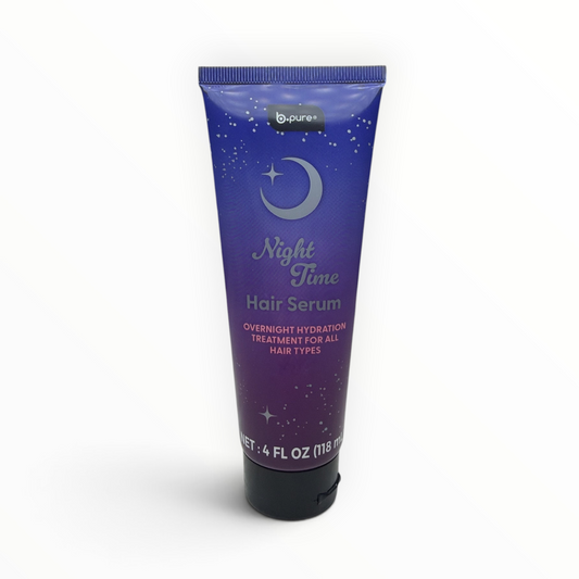 b.pure Night Time Hair Serum overnight hydration treatment tube, 4 fl oz