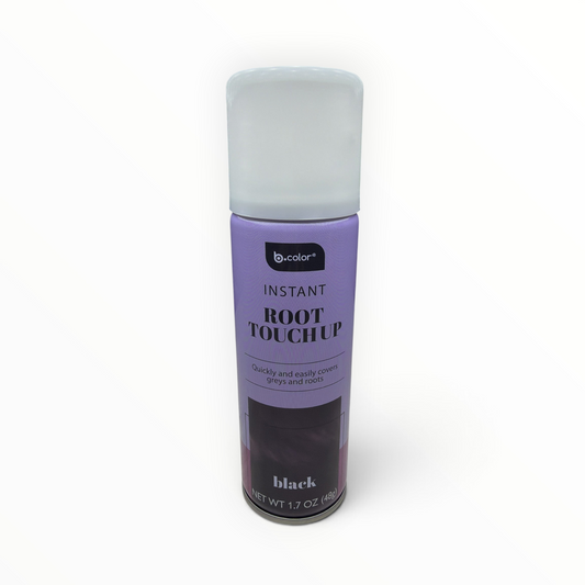 b.color Instant Root Touch-Up Spray in Black, 1.7 oz aerosol can