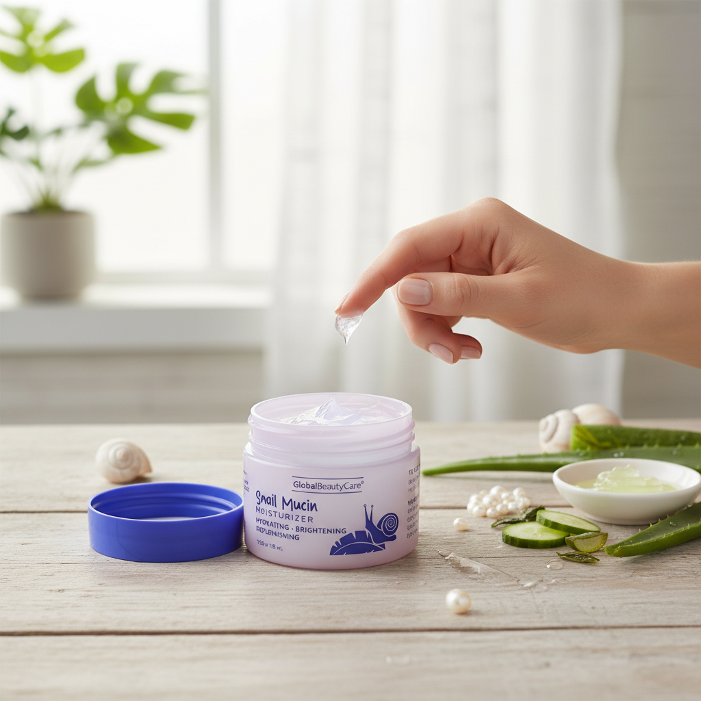 Global Beauty Care Snail Mucin Facial Moisturizer 1.7 fl oz