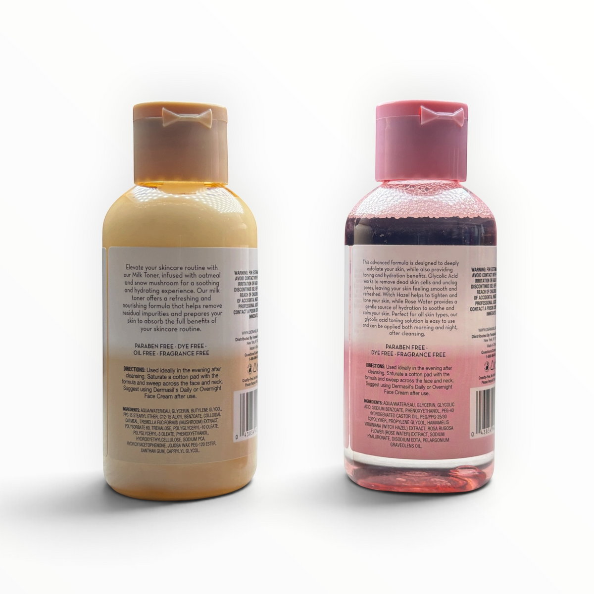 Dermasil Labs Facial Toner Duo Set, 2 x 4 fl oz
