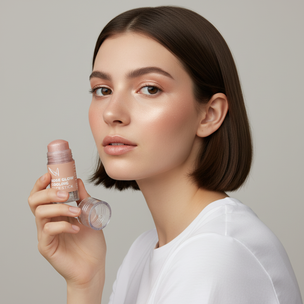 LASplash Cosmetics Rose Glow Cooling Face Stick 1 oz
