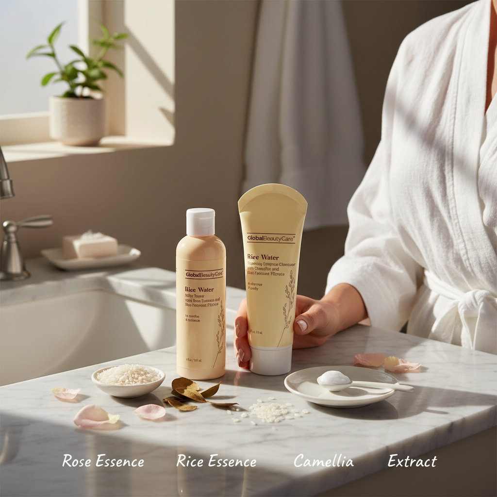 Global Beauty Care Rice Water Cleanser & Milky Toner 2-Piece Set