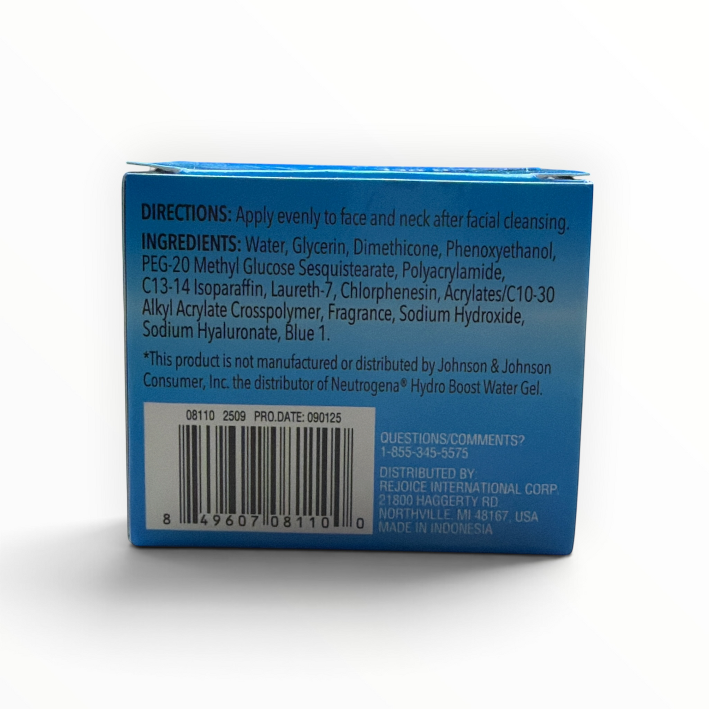 XtraCare Hydro Plus Water Gel with Hyaluronic Acid 3 oz