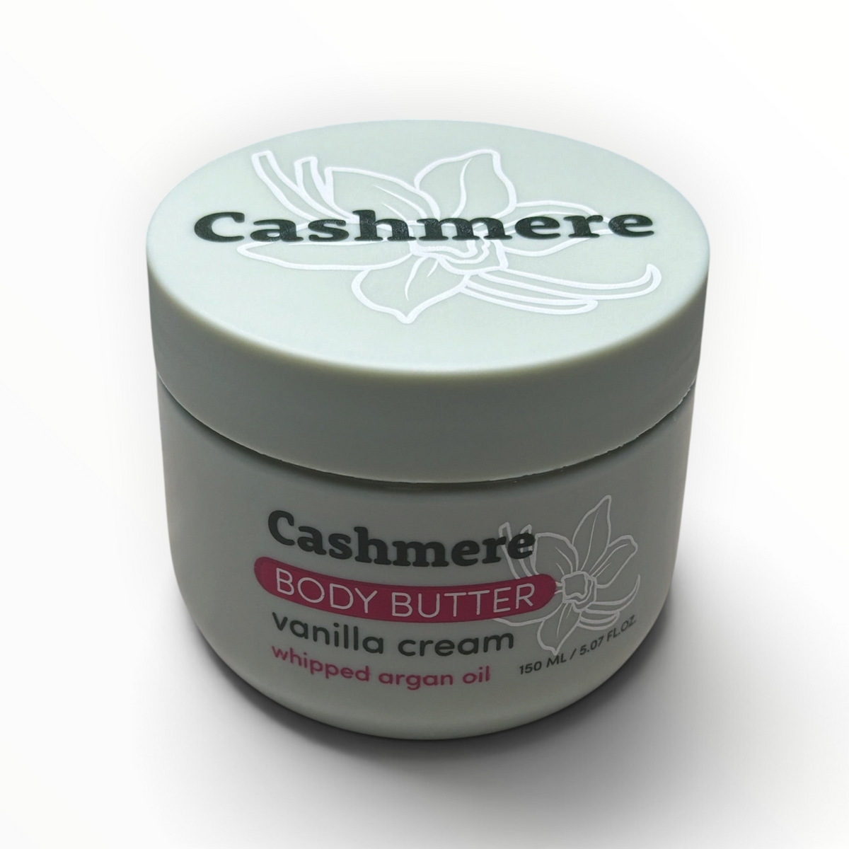 Cashmere Vanilla Cream Whipped Argan Oil Body Butter 150 mL jar