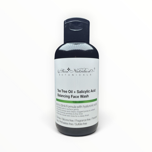 Skin Nutrition Botanicals Tea Tree Oil and Salicylic Acid Balancing Face Wash 4 oz bottle